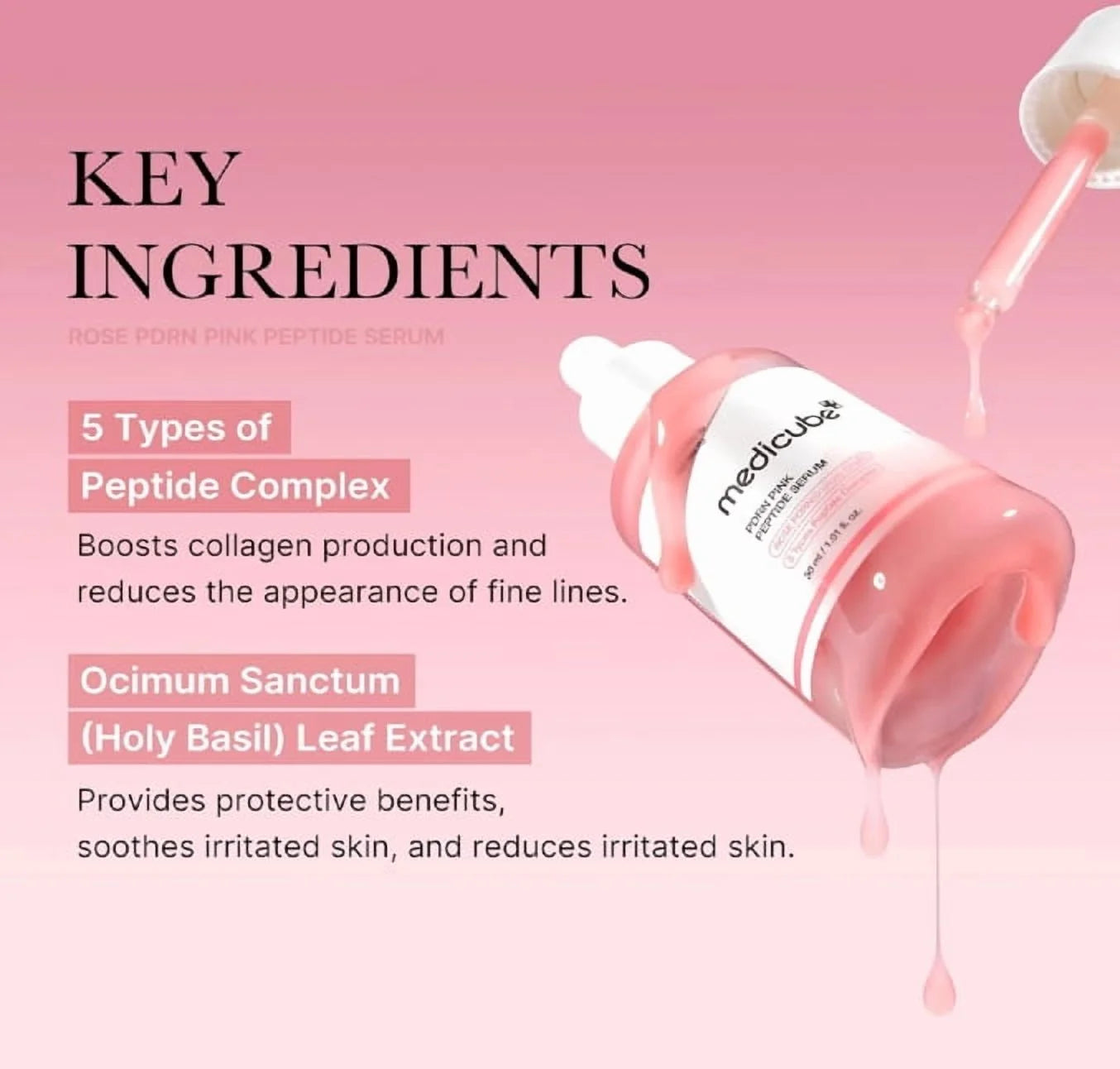 - PDRN Pink Peptide Serum (30Ml)